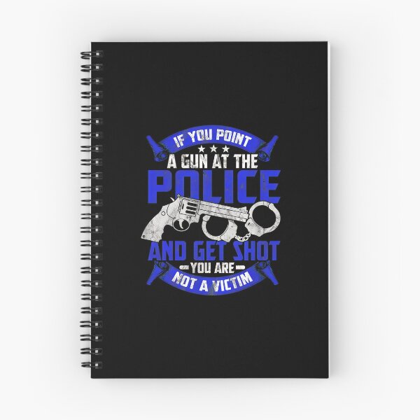 Item preview, Police Support Gun Handcuffs Statement Graphic designed and sold by kypernikole.