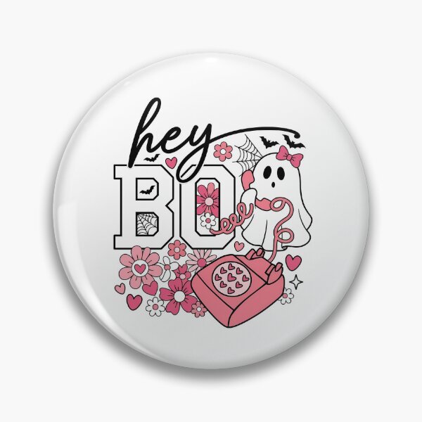 Item preview, Cute Hey Boo Pink Halloween Ghost Girls designed and sold by KroghDs.