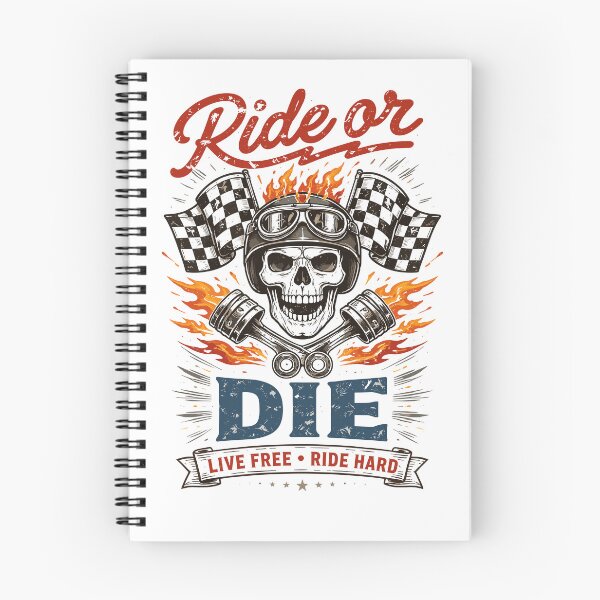 Item preview, Ride or Die Biker Poster designed and sold by Matinez Pink.