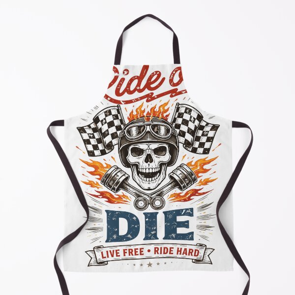 Item preview, Ride or Die Biker Poster designed and sold by Matinez Pink.