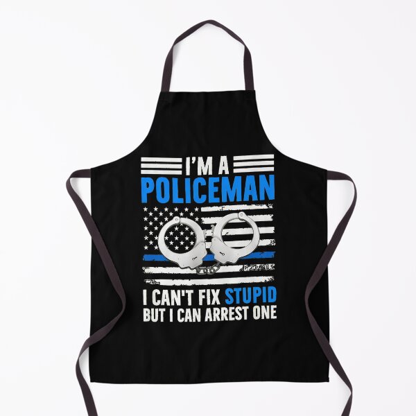 Item preview, Policeman Arrest Stupid American Flag Handcuffs Law Enforcement designed and sold by ziehmoukyles.