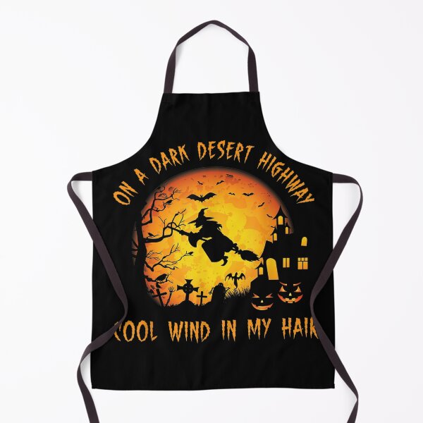 Item preview, On A Dark Desert Highway Cool Wind Witch Halloween Vintage Graphic designed and sold by MaremmaStudio.