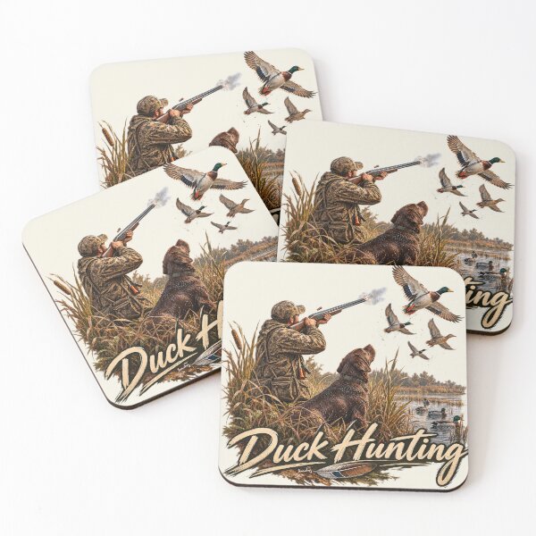 Item preview, Duck Hunting Logo – Labrador Retriever, Duck Hunter & Waterfowl Hunting Emblem designed and sold by TammyHunterArt.