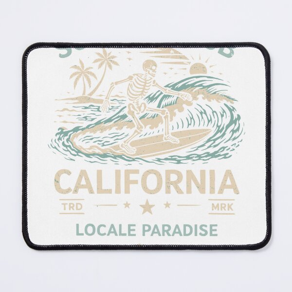 Item preview, West Coast Surfing Club Poster designed and sold by Matinez Pink.