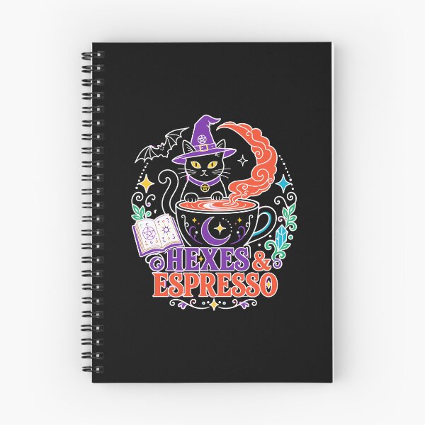 Artikelvorschau, Hexenhafter Halloween-Katzenkaffee | Hexen und Espresso entworfen und verkauft von Uglyandcute.