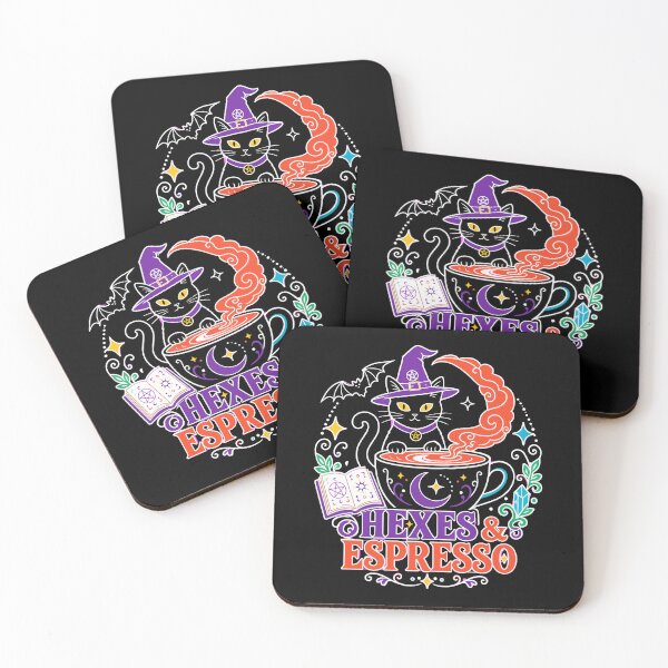 Item preview, Witchy Halloween Cat Coffee | Hexes and Espresso designed and sold by Uglyandcute.