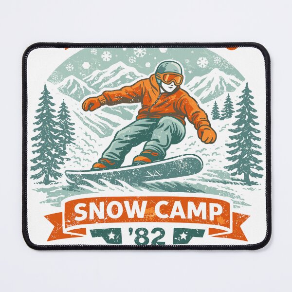 Item preview, Telluride Snow Camp Snowboard Poster designed and sold by Matinez Pink.