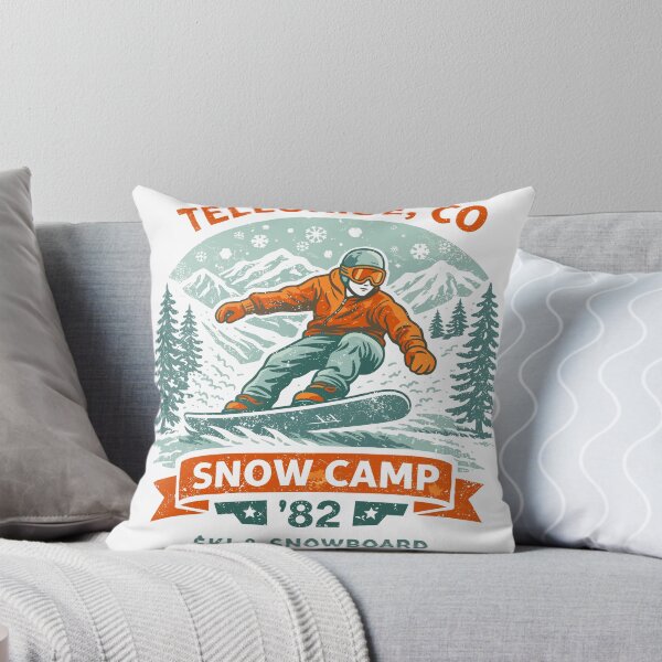 Item preview, Telluride Snow Camp Snowboard Poster designed and sold by Matinez Pink.