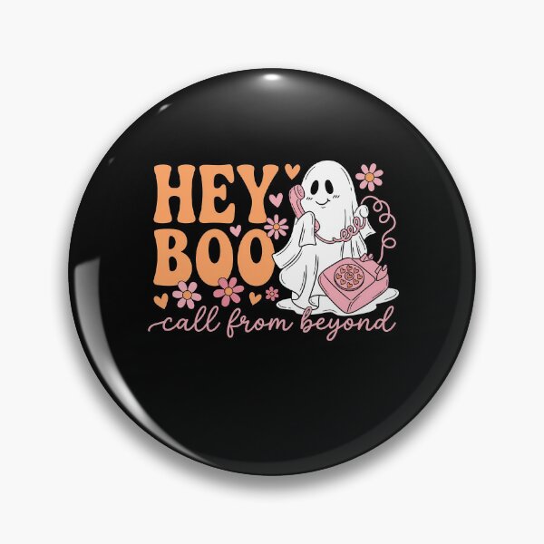 Item preview, Hey Boo Cute Retro Halloween Ghost Girls Kids designed and sold by KroghDs.