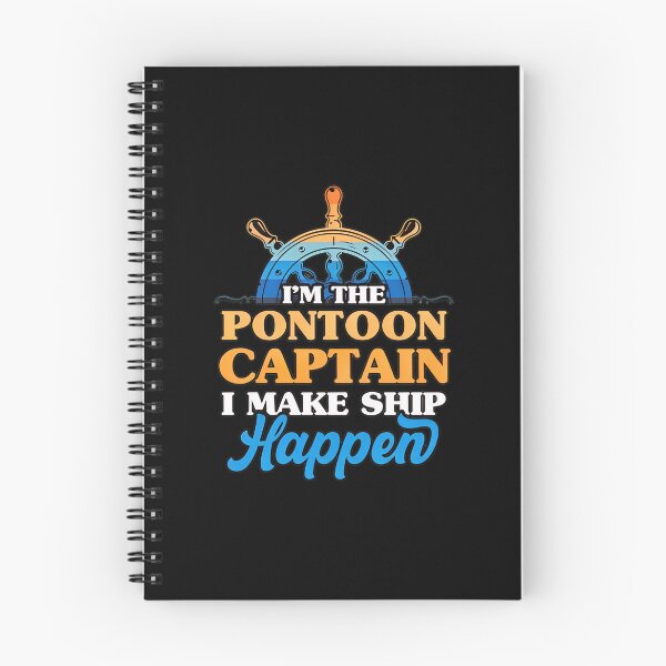 Item preview, Pontoon Captain Ship Happen Humor Boating Gift designed and sold by disheragmorgan.