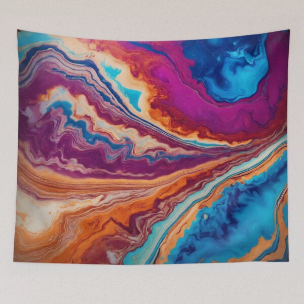 Item preview, Colorful Fluid Art  designed and sold by shelteredinside.