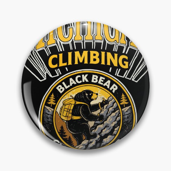 Item preview, Michigan Black Bear Climbing Poster designed and sold by Matinez Pink.