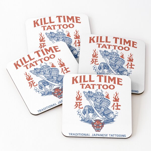 Item preview, Kill Time Tattoo Poster designed and sold by Matinez Pink.