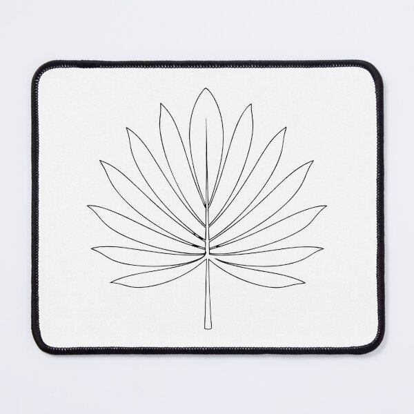 Item preview, Palm Leaf Detailed 1 Line Art Gift designed and sold by OneLine Studio.