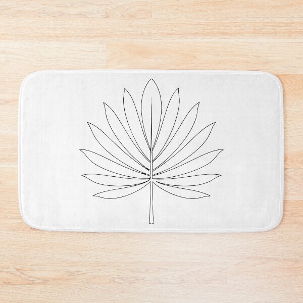 Item preview, Palm Leaf Detailed 1 Line Art Gift designed and sold by OneLine Studio.