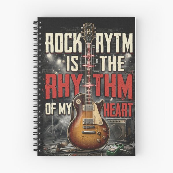Item preview, Copy of Rock is the Rhythm of My Heart | Vintage Electric Guitar ECG T-Shirt designed and sold by ArthurShu.