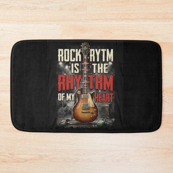 Item preview, Copy of Rock is the Rhythm of My Heart | Vintage Electric Guitar ECG T-Shirt designed and sold by ArthurShu.