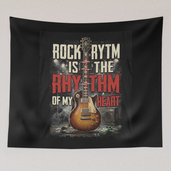 Item preview, Copy of Rock is the Rhythm of My Heart | Vintage Electric Guitar ECG T-Shirt designed and sold by ArthurShu.