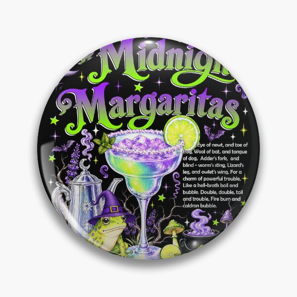Item preview, Vintage Midnight Margaritas Witch Halloween Magical Cocktail designed and sold by Strow--bary.