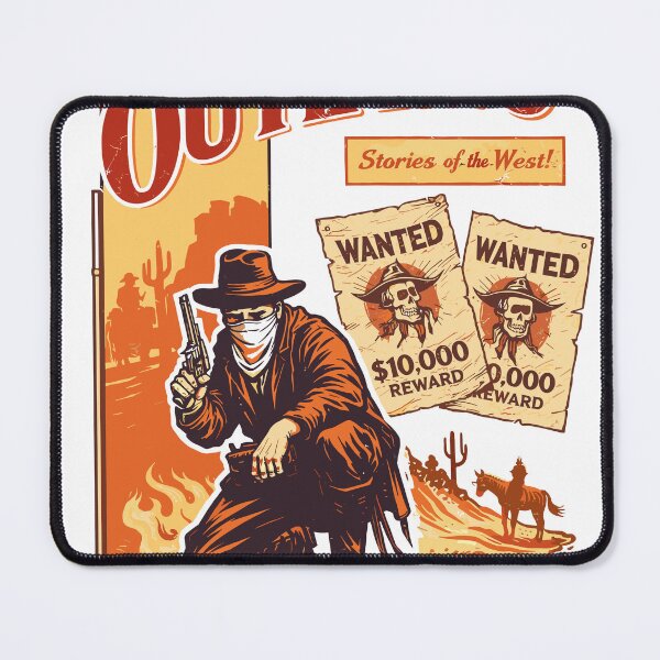Item preview, The Outlaws Western Poster designed and sold by Matinez Pink.