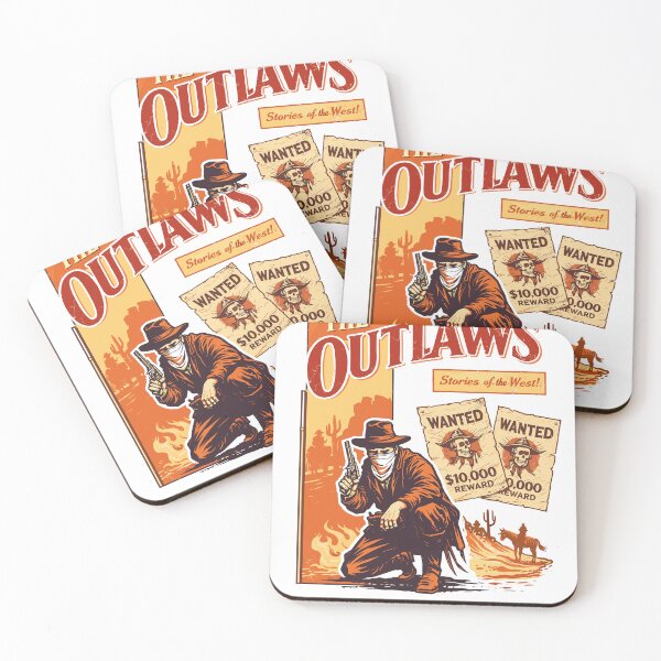 Item preview, The Outlaws Western Poster designed and sold by Matinez Pink.