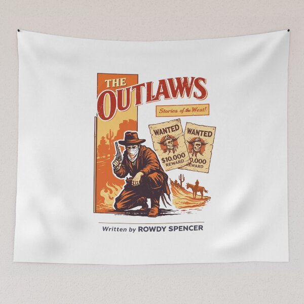 Item preview, The Outlaws Western Poster designed and sold by Matinez Pink.