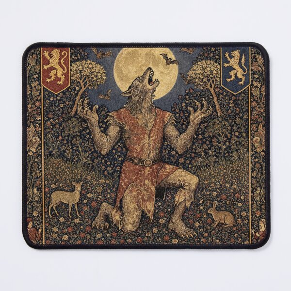 Item preview, Medieval style Halloween Tapestry  Werewolf Werwulf designed and sold by Vintage Designs +.