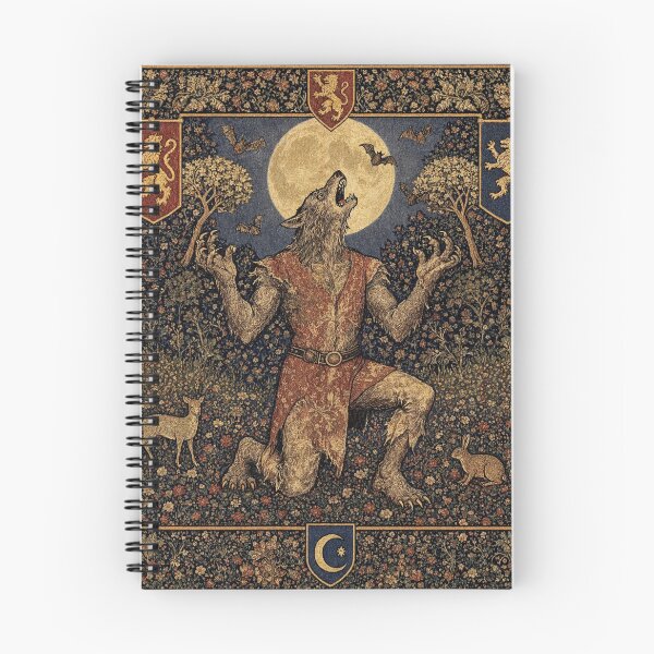 Item preview, Medieval style Halloween Tapestry  Werewolf Werwulf designed and sold by Vintage Designs +.