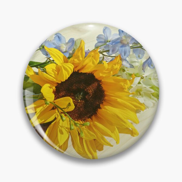 Item preview, Bloom Anyway – Sunflower Botanical Inspirational Design designed and sold by Shambhavi_Studio.