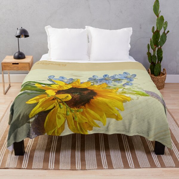 Item preview, Bloom Anyway – Sunflower Botanical Inspirational Design designed and sold by Shambhavi_Studio.