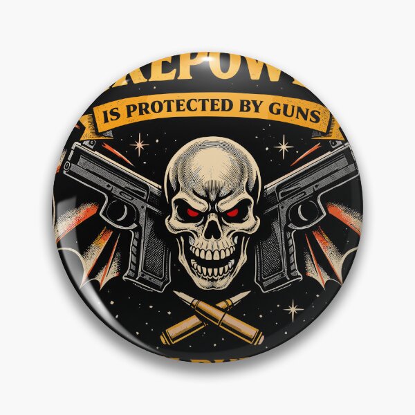 Item preview, Firepower Guns Skull Poster designed and sold by Matinez Pink.
