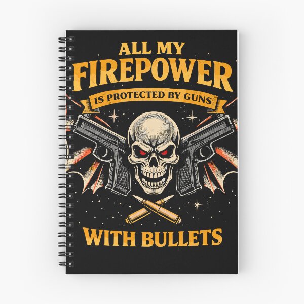 Item preview, Firepower Guns Skull Poster designed and sold by Matinez Pink.