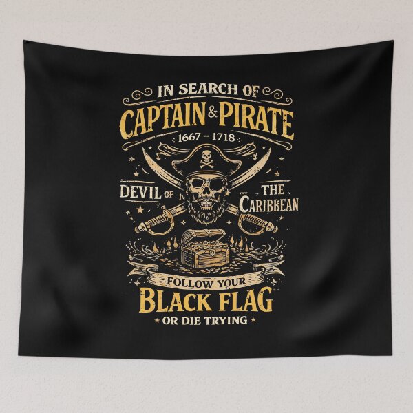 Item preview, Pirate Black Flag Poster designed and sold by Matinez Pink.