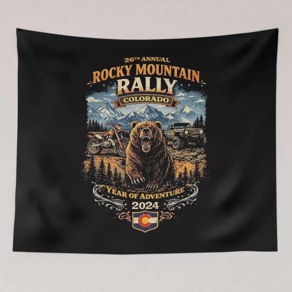 Item preview, Rocky Mountain Rally Poster designed and sold by Matinez Pink.