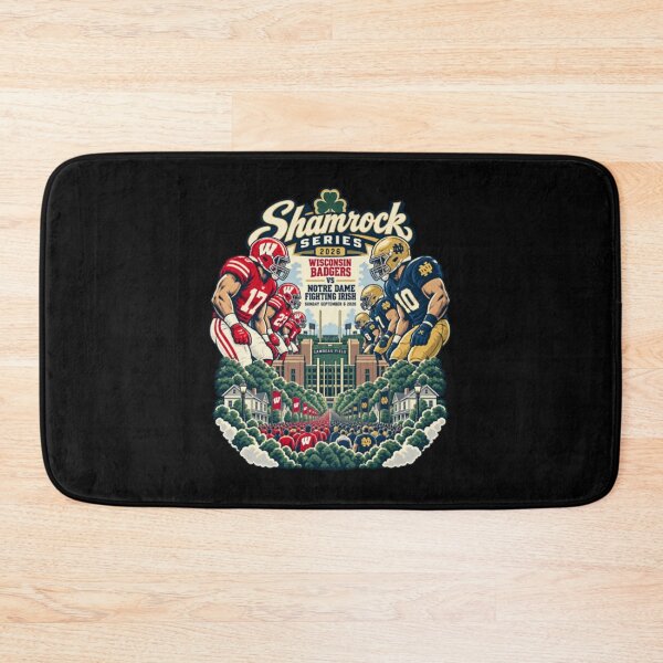 Item preview, Shamrock Series 2026 Wisconsin Badgers Vs Notre Dame Fighting Irish September 6 designed and sold by Renographicss.