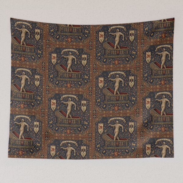 Item preview, Medieval style Halloween Tapestry  The Mummy designed and sold by Vintage Designs +.