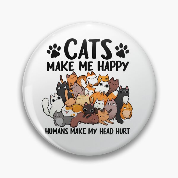 Item preview,  Cats Make Me Happy designed and sold by DogoMalulu.