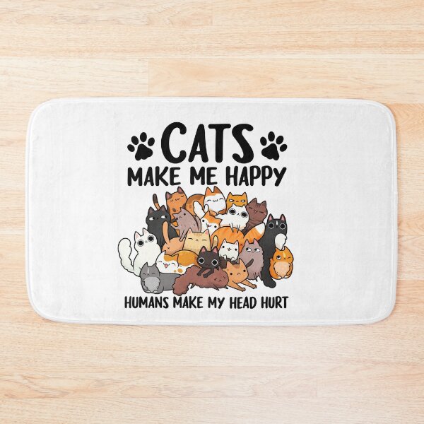 Item preview,  Cats Make Me Happy designed and sold by DogoMalulu.