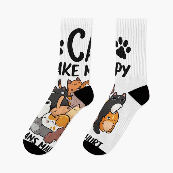 Item preview,  Cats Make Me Happy designed and sold by DogoMalulu.