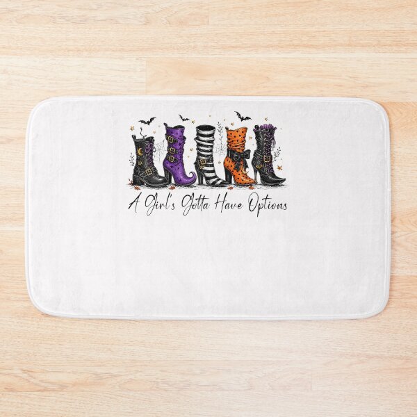 Item preview, A Girl's Gotta Have Options Salem Witch Boots Halloween designed and sold by TysonLangosh.