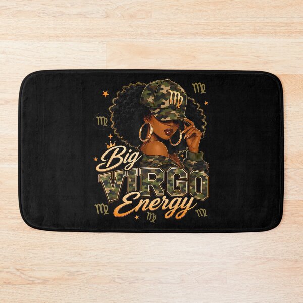 Item preview, Big Virgo Energy Camouflage Black Woman Cap Zodiac Girl designed and sold by TysonLangosh.