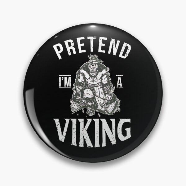 Item preview, Pretend I'm A Viking Funny Warrior Illustration designed and sold by langoncbbialik.