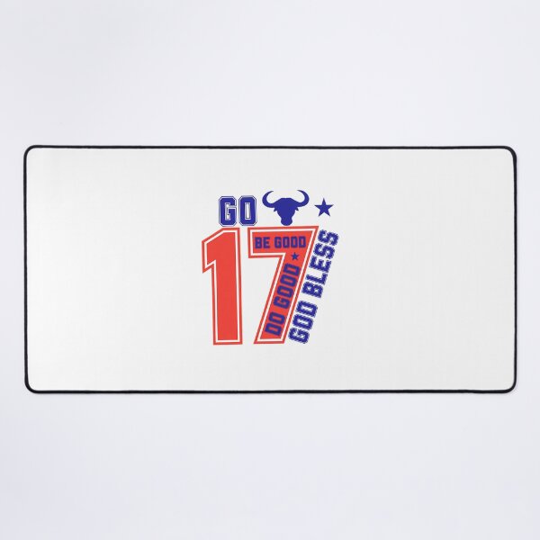 Item preview,  Go Bulls Seventeen Football  designed and sold by Muraloscopia.
