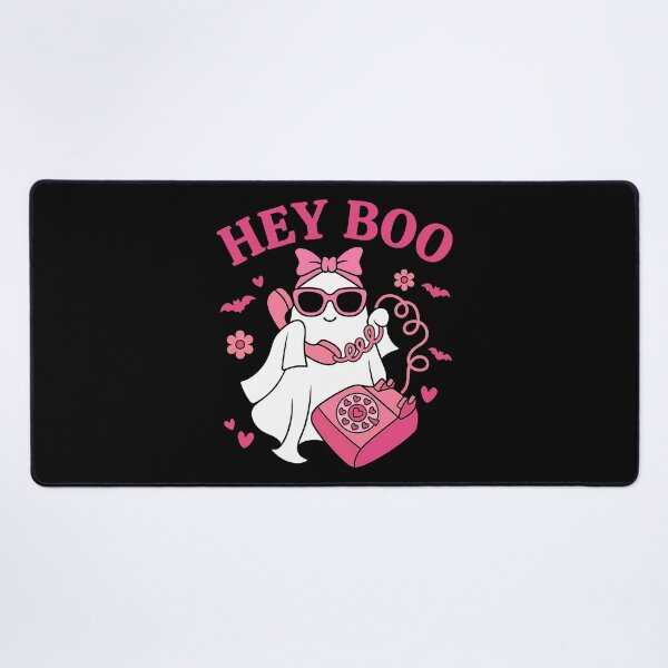 Item preview, Hey Boo Cute Pink Halloween Ghost designed and sold by KroghDs.