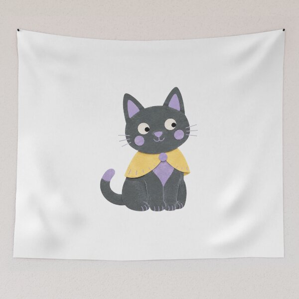 Item preview, Cat in a Moon Cape designed and sold by The-Art-of-D.