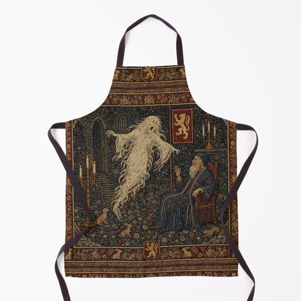Item preview, Medieval style Halloween Tapestry  Ghost designed and sold by Vintage Designs +.