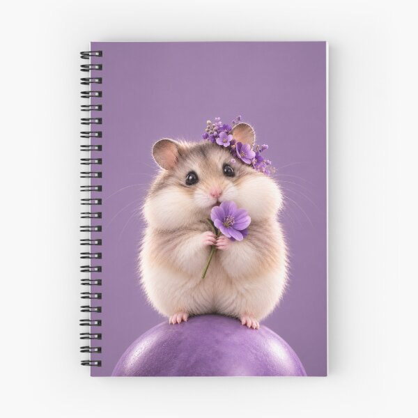 Item preview, Lavender Garden Hamster designed and sold by LiMarchee.