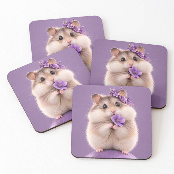 Item preview, Lavender Garden Hamster designed and sold by LiMarchee.