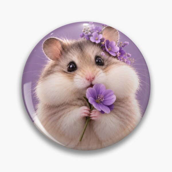 Item preview, Lavender Garden Hamster designed and sold by LiMarchee.