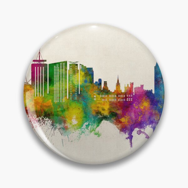 Item preview, Cardiff Wales Skyline designed and sold by ArtPrints.